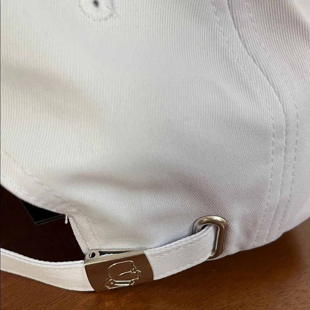 Karl Lagerfeld Paris Women’s Logo Baseball Cap - White, Adjustable, NWT